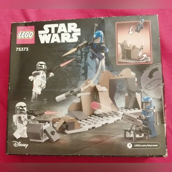 2 New Sealed LEGO Set #75373 Star Wars Mandalorian Battle Pack #76275 Marvel - Picture 4 of 6